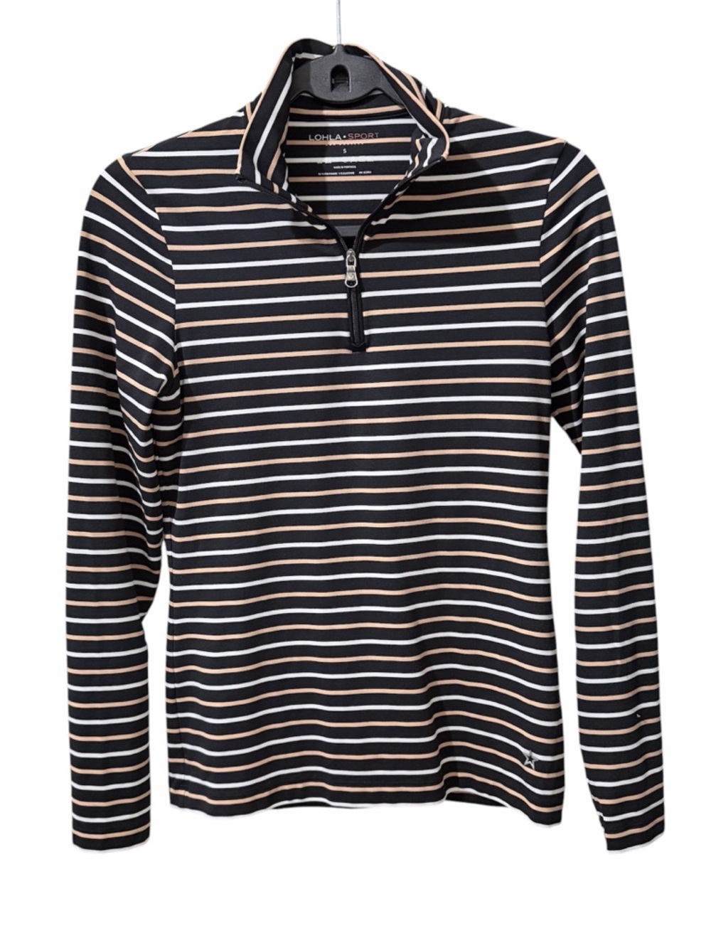 Lohla Sport Women's Striped Quarter-Zip